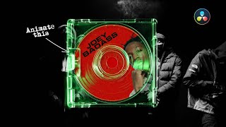How to create an Animated CD COVER in Davinci Resolve