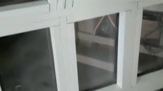 How to removed glass from aluminum window frame (without breaking the frame).
