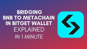How To Bridge BNB To MetaChain In Bitget Wallet (2025)