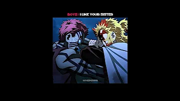 I Like Your Sister Demonslayer Kimetsunoyaiba Anime Phonk Bloody Tanjiro Epicmoments Edit 