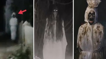 KUNTILANAK DAN POCONG ASLI NYATA ! TOP 8 PENAMPAKAN HANTU TERJELAS DAN SERAM YANG VIRAL DI INTERNET
