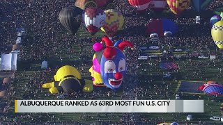 Albuquerque ranked in most fun U.S. city study
