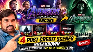 Avengers Endgame Encore 4 post credits scenes breakdown and how its connecting to Avengers Doomsday