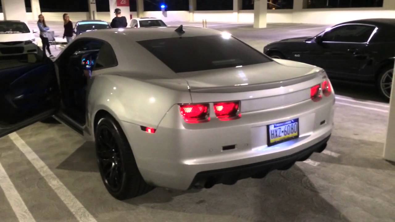 CAMARO SS 6.2 L STRAIGHT PIPE - YouTube
