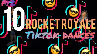 Pt2//10 Rocket Royale Tiktok Dances