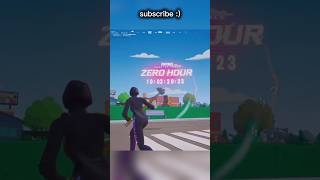Fortnite Zero Hour Live Event Countdown
