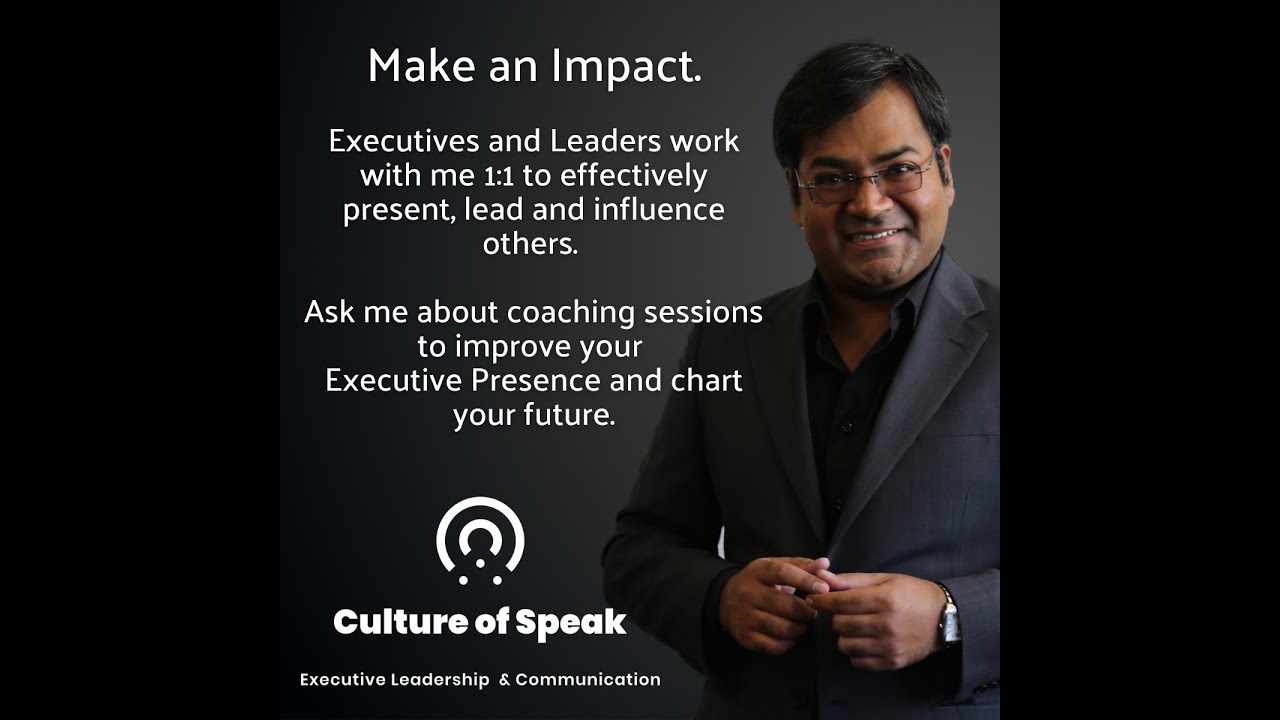 Culture of Speak - Executive Coaching and Leadership Training