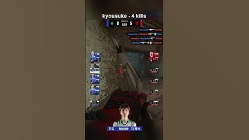 kyousuke - quadro kill [CS2 highlight]