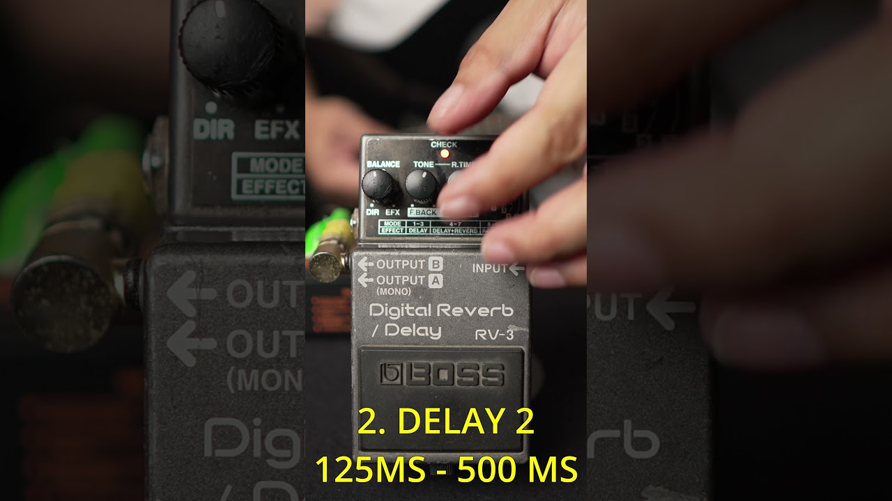 Boss Digital Reverb RV-3 ‪@BOSSinfoglobal‬ #guitarpedals