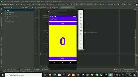 Program Hello Toast dan Count Button Android Studio (Tugas 1.2)