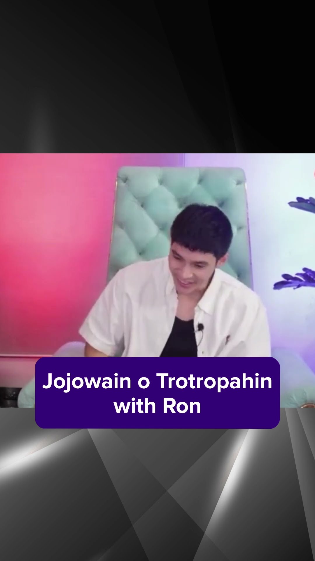 Jojowain o Totropahin Challenge with Ron Angeles | Kapamilya Shorts