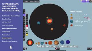 Explain Orbital Periods Using An Interactive Whiteboard