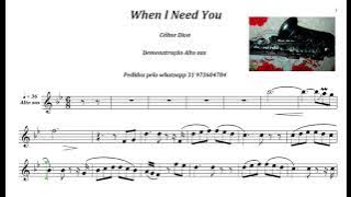 Celine Dion🎷When l Need You🎷Demonstração Alto sax🎷Princy magoo