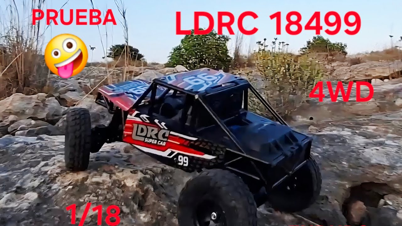 LDRC 18499 4WD 1/18 PRUEBA SIN TONTERIAS#best #automobile #4x4rwd #rcoffoad 