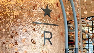 World's Largest Starbucks in Tokyo｜The Rose Gold Sakura everywhere...｜Coffee Playlist