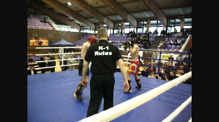 Damian Podkowa vs Kamil Boszko FINAŁ MP K-1 Juniorów Głogów 2011