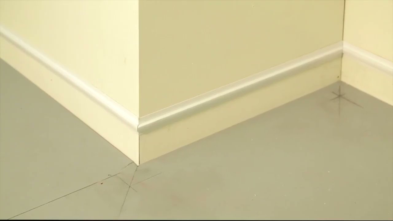 How to install tile capping to vinyl flooring hygienic wall cladding Grabfast GOLD Gemini adhesives