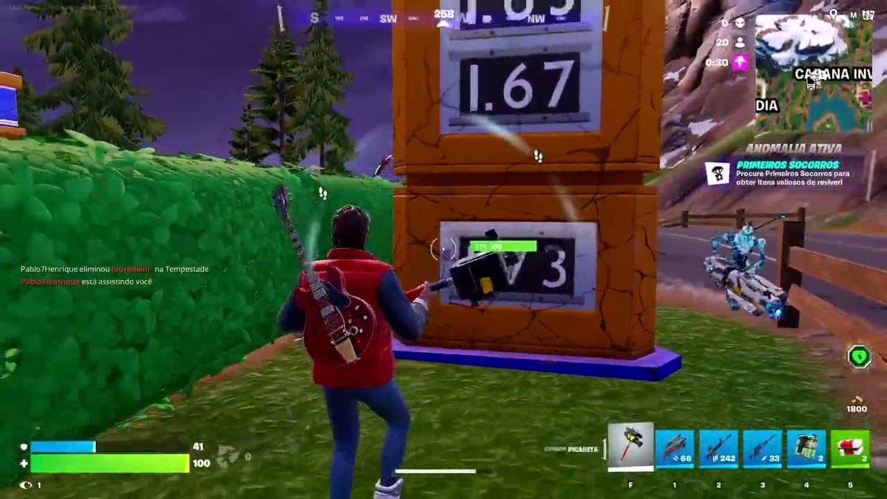 DESAFIO INSANO no Fortnite! Só arma cinza até ganhar 😱 (Part 26/31)