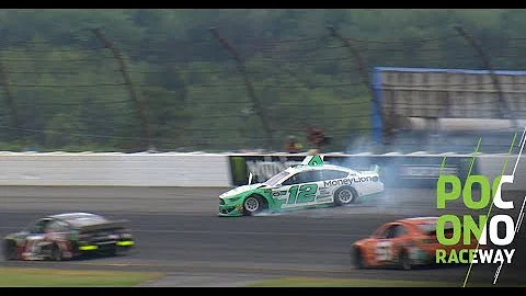 Suarez, Blaney make contact at Pocono
