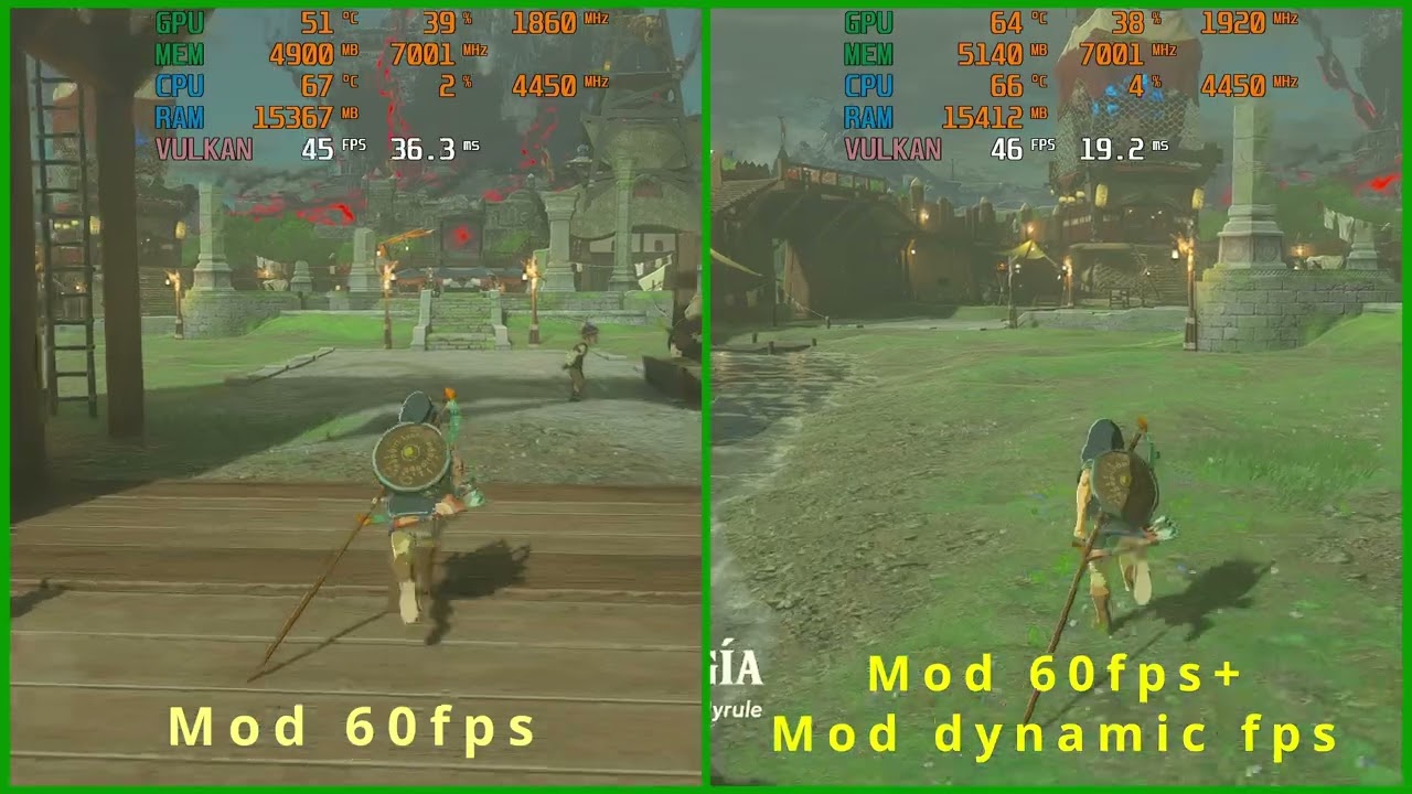 Zelda TotK Dynamic FPS Mod Ryujinx & Yuzu Guide in 2023