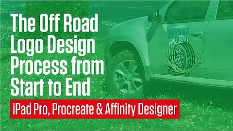 1. The Off Road Logo Design Process From Start To End / iPad, Procreate & Affinity Designer