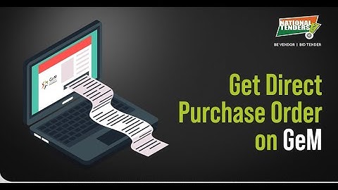 How to get direct purchase order on GeM | Get Direct Purchase order | Walk-through