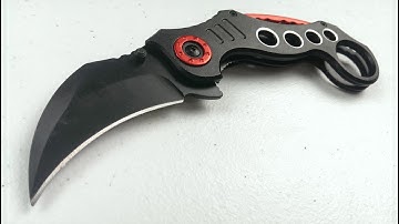 Karambit Spring assisted pocket knife