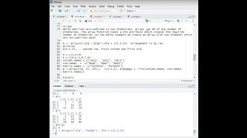 Introduction to R Programming | R as a Calculator | Sequence | Vector, List | Matrix | R  Visual