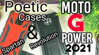 Moto G power 2021 Poetic Spartan & Revolution case Series!