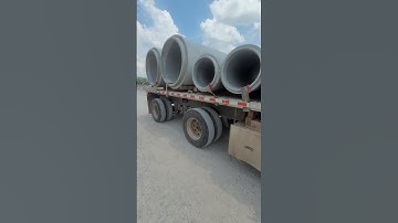 Heres the 2 ways to haul concrete pipe legally.