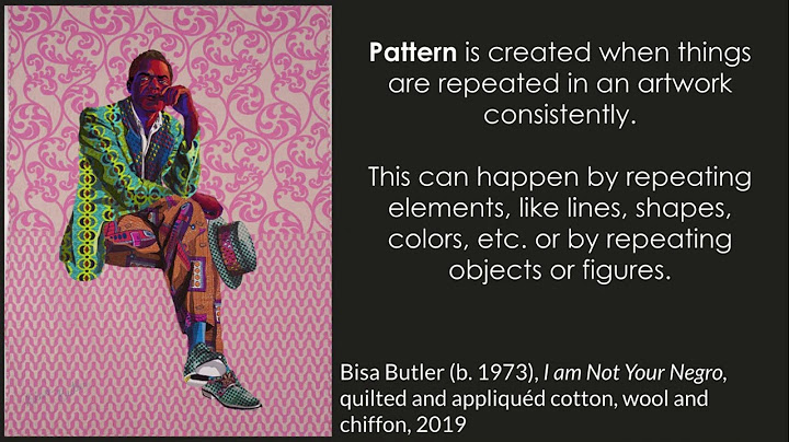 What is the principle of art that repeats the pattern in artwork over and over again?