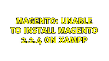 Magento: Unable to install magento 2.2.4 on xampp