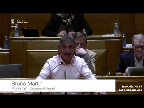 Votum von EDU-Grossrat Bruno Martin zur stufengerechten Umsetzung der Gewässerräume