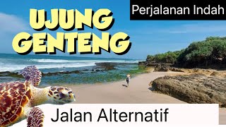 PERJALANAN SENJA ke UJUNG GENTENG SUKABUMI KONSERVASI PENYU jalan alternatif Puncak Buluh Jampang