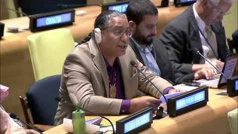 Mr. Roberto Mukaro Borrero - International Indian Treaty Council - UN Sustainable Development Summit