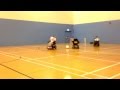 Everton wheelchair football free kicks