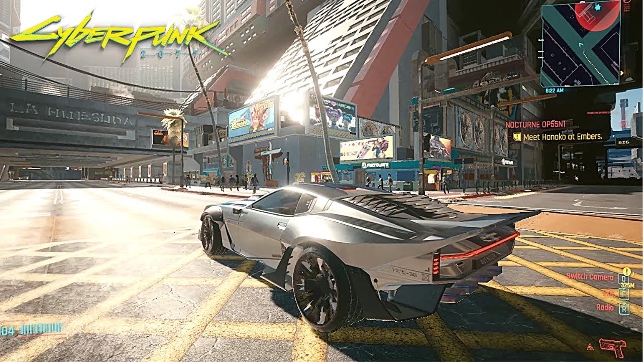 CYBERPUNK 2077 Free Roam Gameplay | Driving | Walking | 4k | Night | Open World
