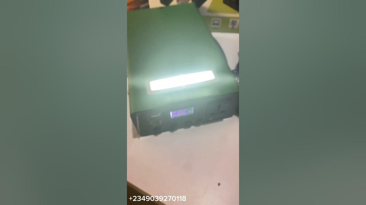 Power Station Solar 150W Pure Sine Wave Inverter Generator YouTube