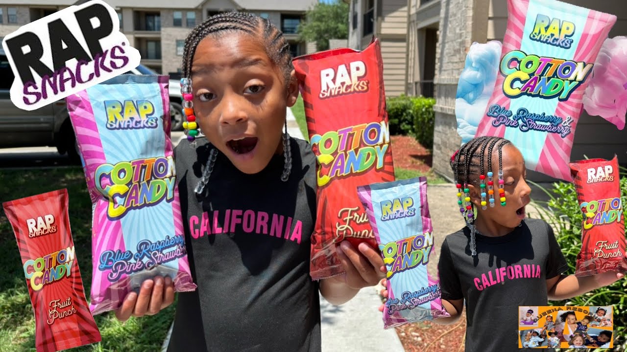 RAP SNACKS COTTON CANDY REVIEW! | QuuenAReborns - YouTube