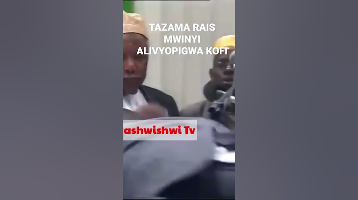🟢TAZAMA RAIS MWINYI ALIVYOPIGWA KOFI/ SEE HOW PRESIDENT MWINYI WAS BITTEN BY A PEOPLE