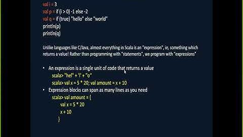 Expression Orientation in Scala v8