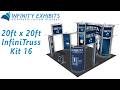 20ft x 20ft InfiniTruss Kit 16 - Infinity Exhibits