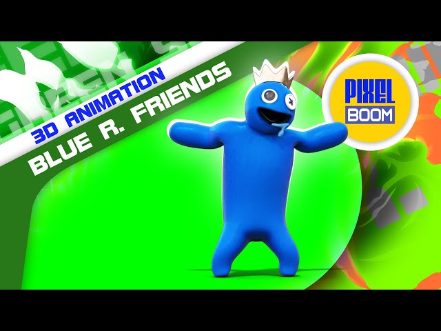 Blue Rainbow Friends - 3D Animation - PixelBoom