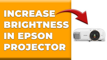 How To Increase Brightness In Epson Projector (How To Adjust & Make Epson Projector Screen Brighter)