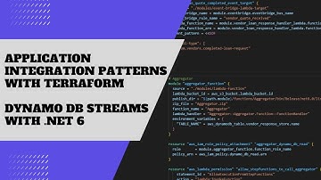 DynamoDB Streams with Terraform & .NET 6