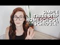 Simple homeschool schedule the simple homeschool rhythm we are following this summer