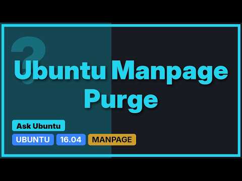 Ubuntu: /etc/manpath.config missing when I reinstall manpage