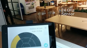 CMOS 24GHz Radar Sensor DISTANCE AND ANGLE