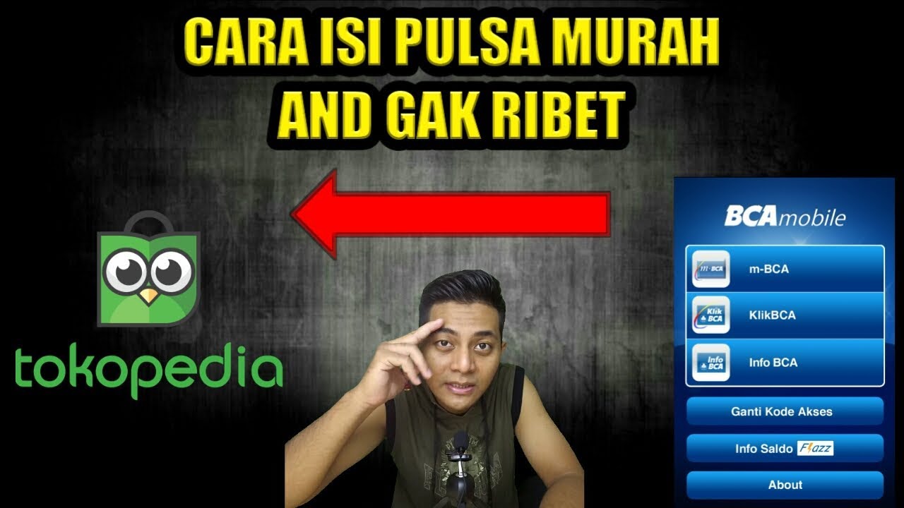 CARA BELI PULSA HP via m- BCA. 