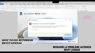 SOLUTIONS TO  THE 'FLEXNET LICENSE FINDER'. RESOLUTION DU PROBLÈME AUTODESK REVIT#autodesk #revit